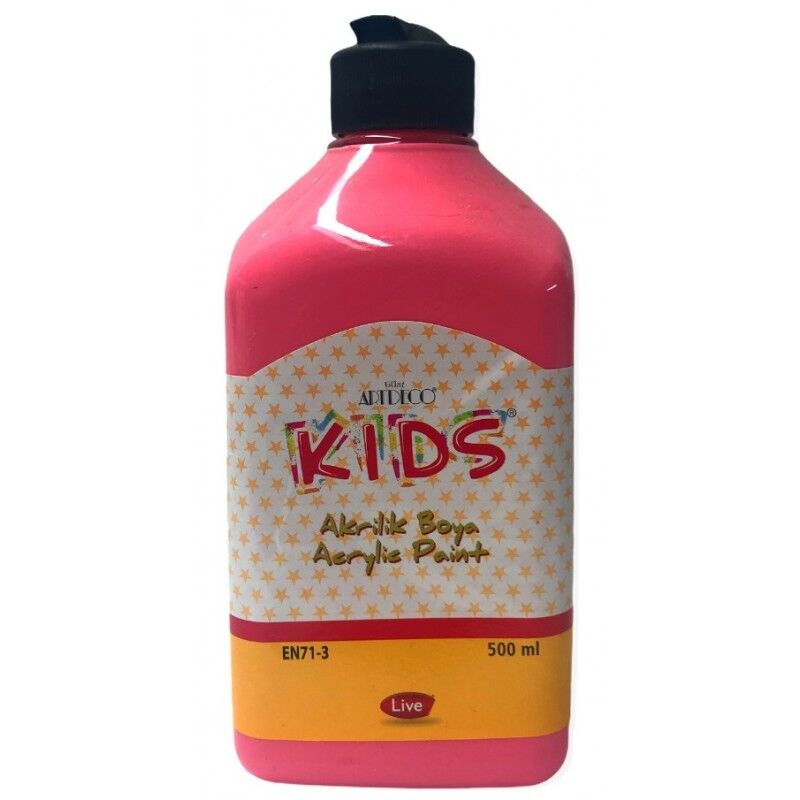 Artdeco Kids Akrilik Boya 500ml Pembe Lv-y-120l-1604
