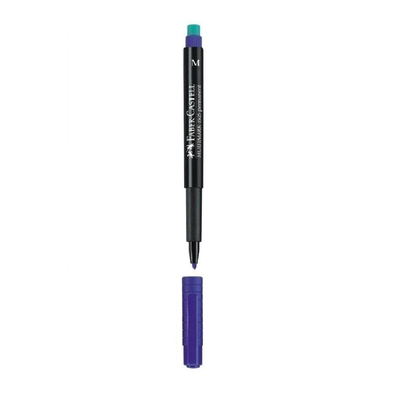 Faber Castell Asetat Kalemi Silgili Medium Mavi 152551