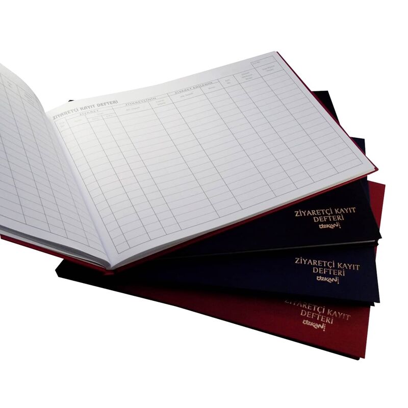 Özkan Ziyaretçi Kayıt Defteri Ciltli 96 Yaprak G0660